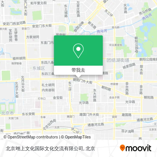 北京翊上文化国际文化交流有限公司地图