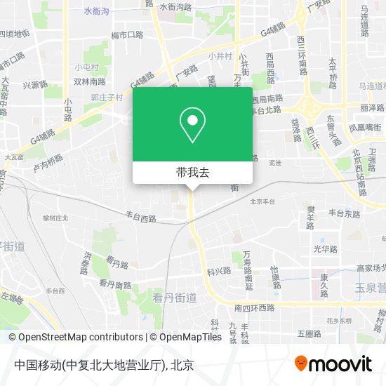 中国移动(中复北大地营业厅)地图