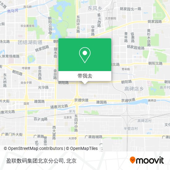 盈联数码集团北京分公司地图