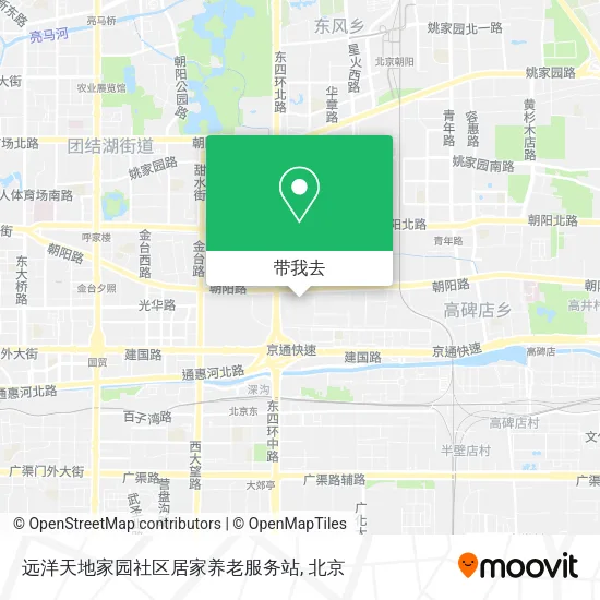 远洋天地家园社区居家养老服务站地图