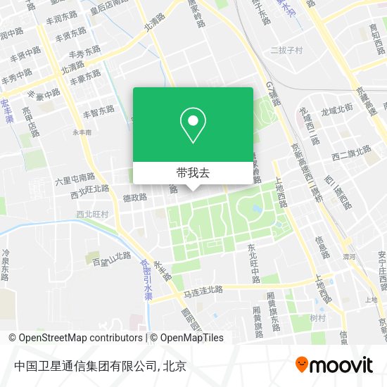 中国卫星通信集团有限公司地图