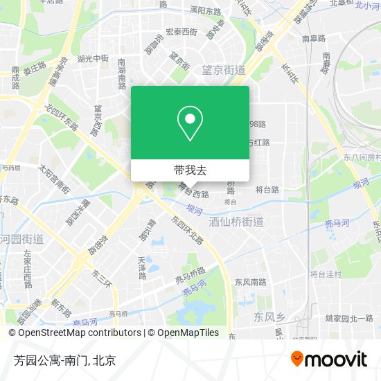 芳园公寓-南门地图