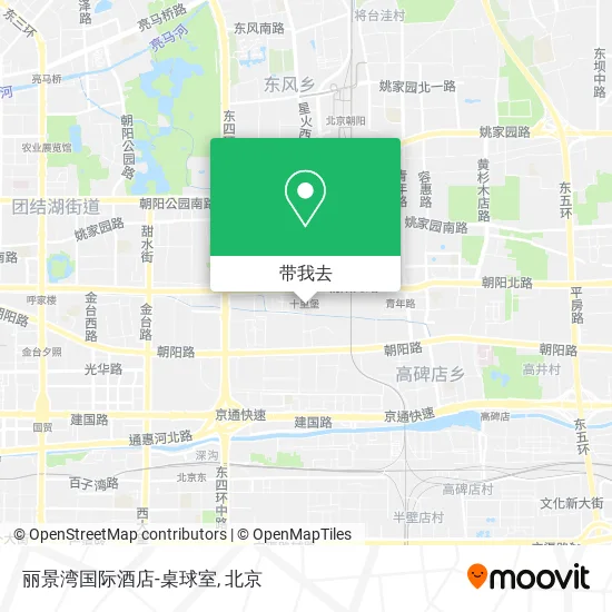 丽景湾国际酒店-桌球室地图