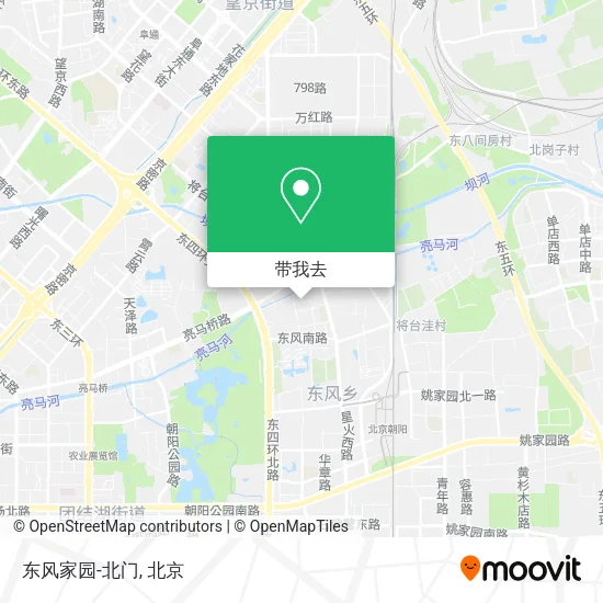 东风家园-北门地图