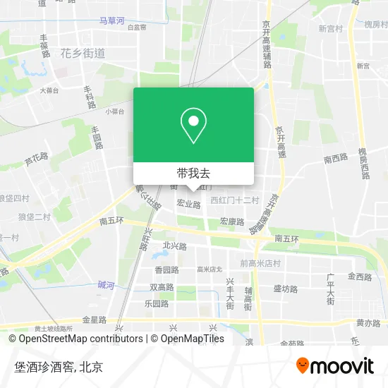 堡酒珍酒窖地图