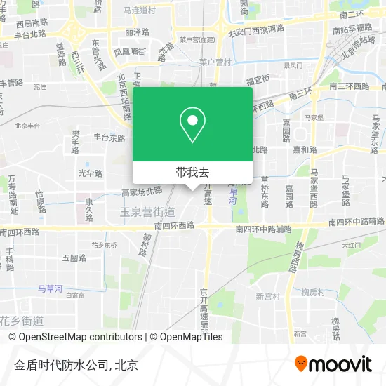 金盾时代防水公司地图