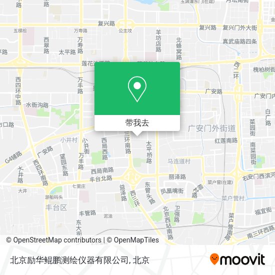 北京励华鲲鹏测绘仪器有限公司地图