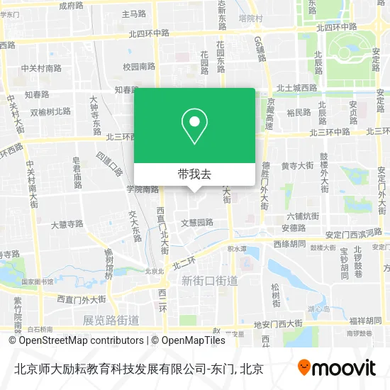 北京师大励耘教育科技发展有限公司-东门地图