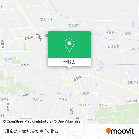 甜蜜爱人婚礼策划中心地图