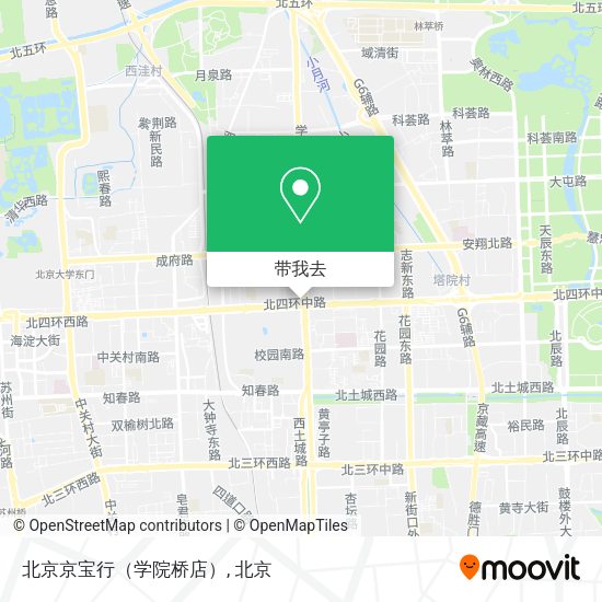 北京京宝行（学院桥店）地图