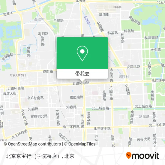 北京京宝行（学院桥店）地图
