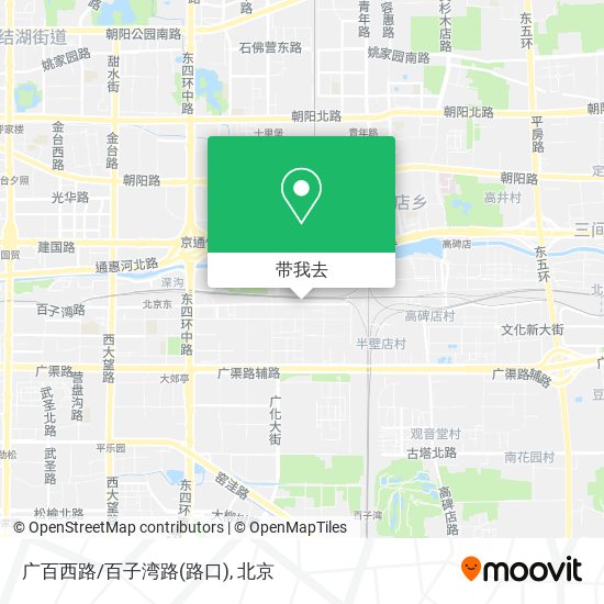 广百西路/百子湾路(路口)地图