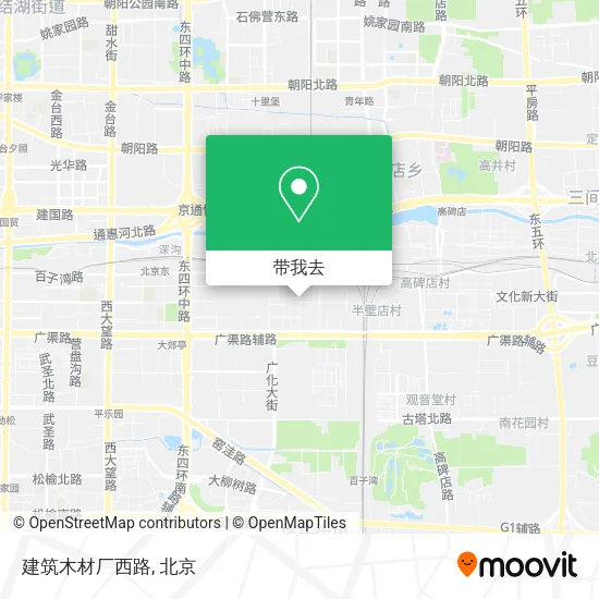 建筑木材厂西路地图