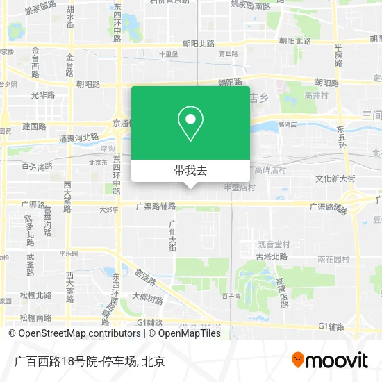 广百西路18号院-停车场地图