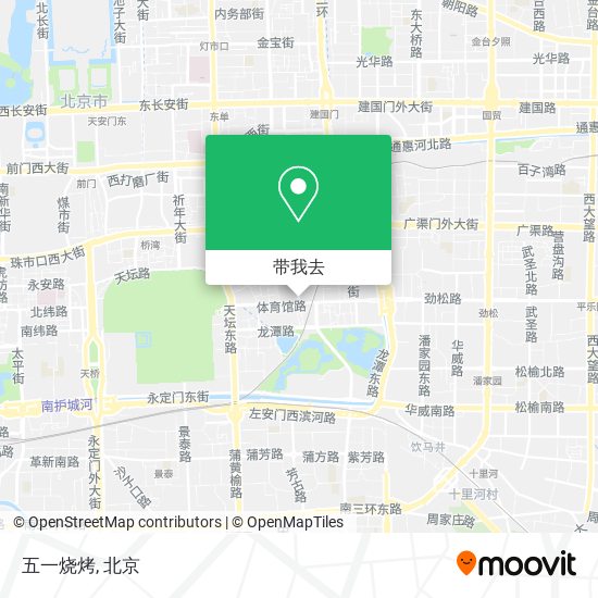 五一烧烤地图