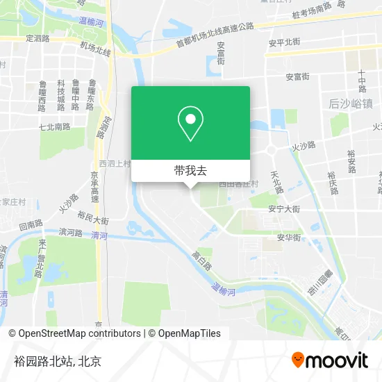 裕园路北站地图