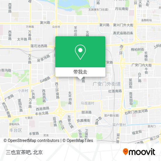 三也宜茶吧地图