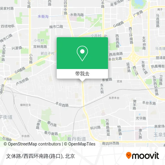 文体路/西四环南路(路口)地图