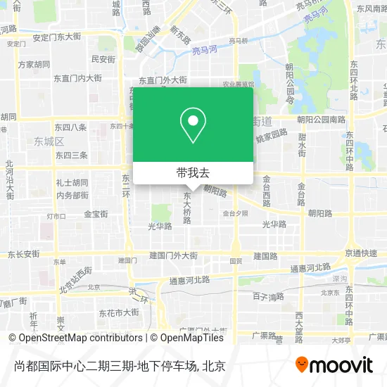 尚都国际中心二期三期-地下停车场地图