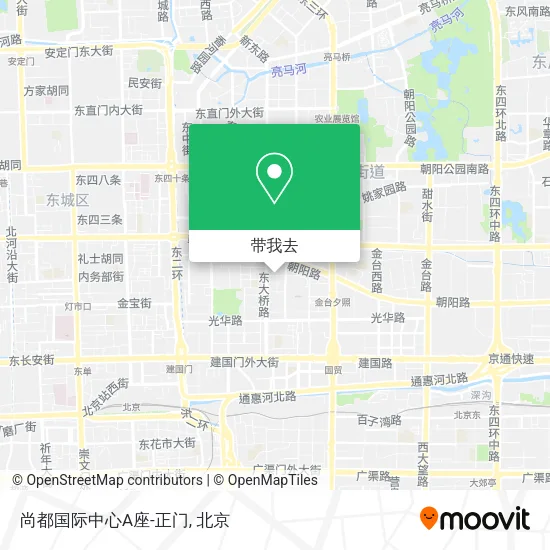 尚都国际中心A座-正门地图