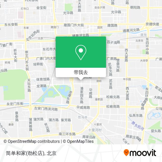 简单和家(劲松店)地图