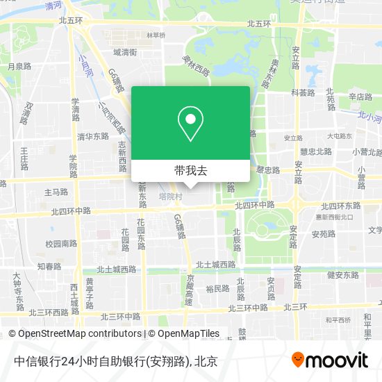 中信银行24小时自助银行(安翔路)地图