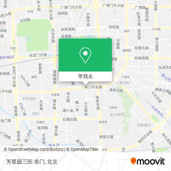 芳星园三区-东门地图