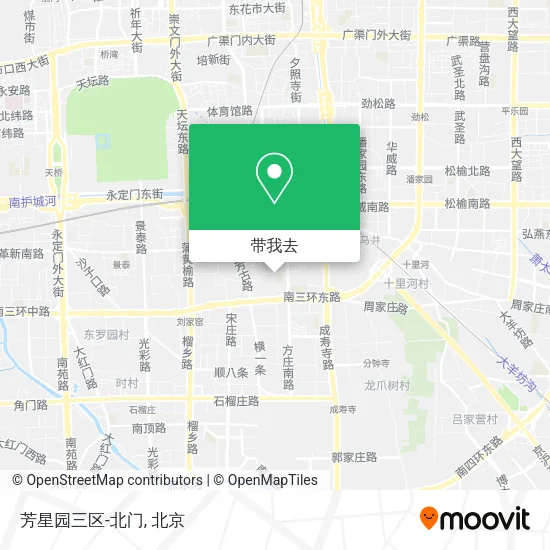 芳星园三区-北门地图