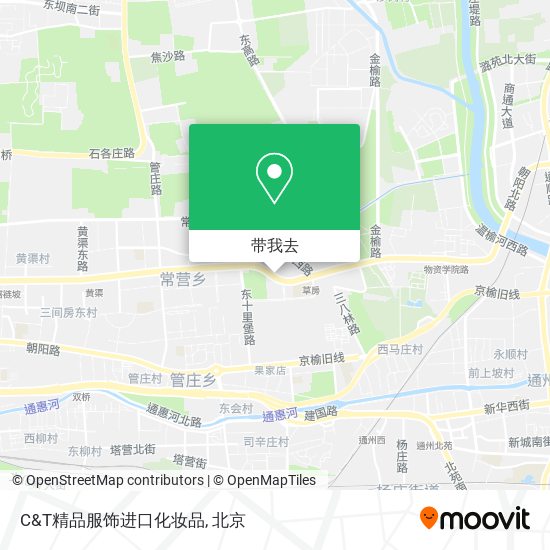 C&T精品服饰进口化妆品地图