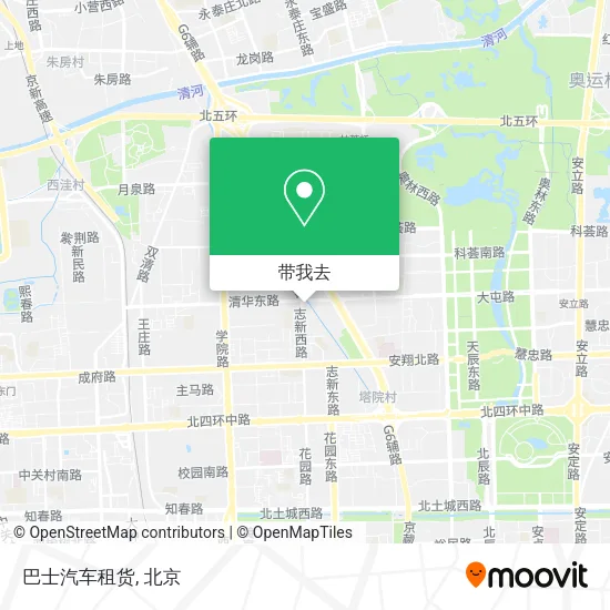 巴士汽车租货地图