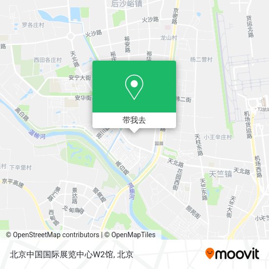 北京中国国际展览中心W2馆地图