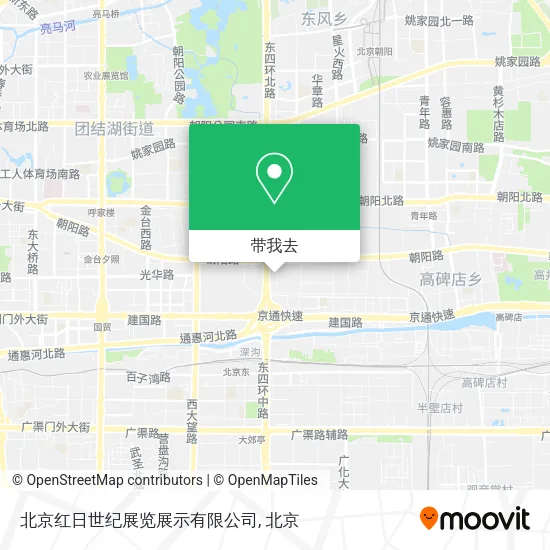 北京红日世纪展览展示有限公司地图
