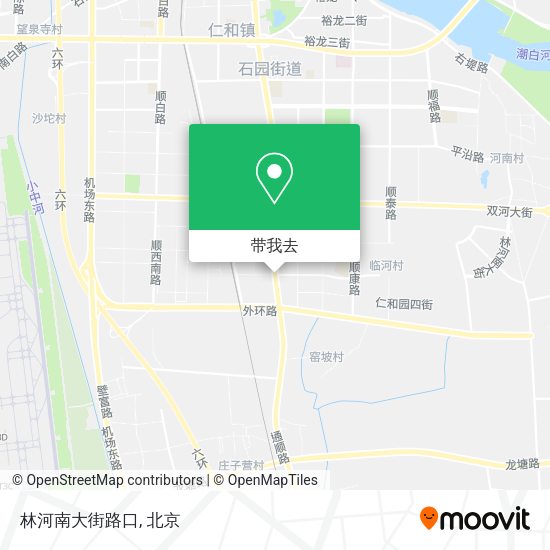林河南大街路口地图