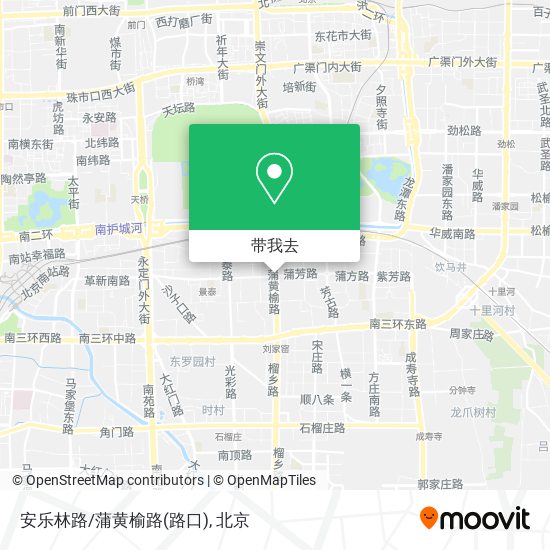 安乐林路/蒲黄榆路(路口)地图