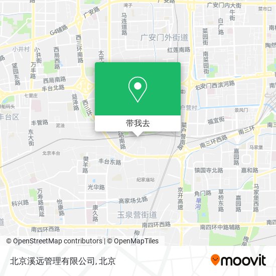 北京溪远管理有限公司地图