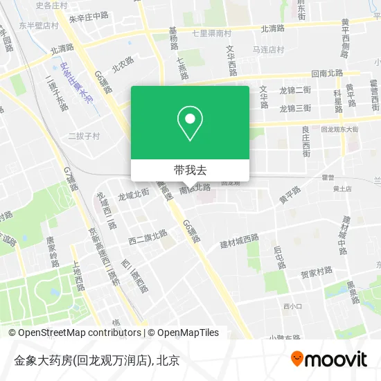 金象大药房(回龙观万润店)地图