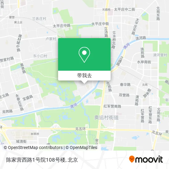 陈家营西路1号院108号楼地图