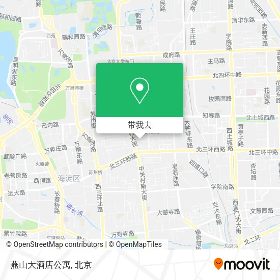 燕山大酒店公寓地图
