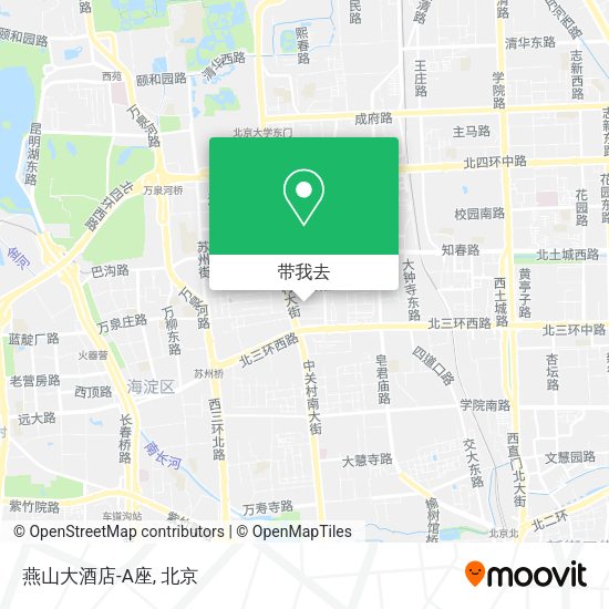 燕山大酒店-A座地图