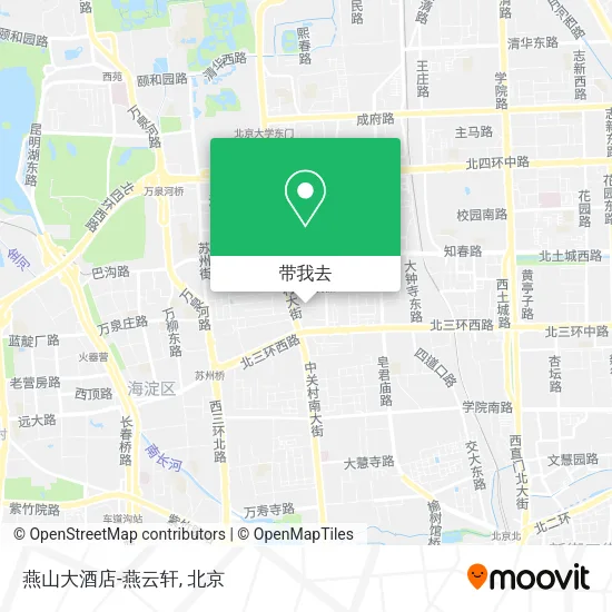燕山大酒店-燕云轩地图