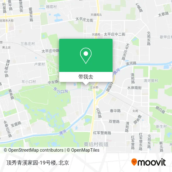 顶秀青溪家园-19号楼地图