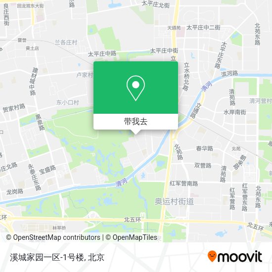 溪城家园一区-1号楼地图