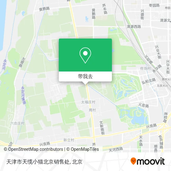 天津市天缆小猫北京销售处地图