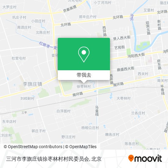 三河市李旗庄镇徐枣林村村民委员会地图