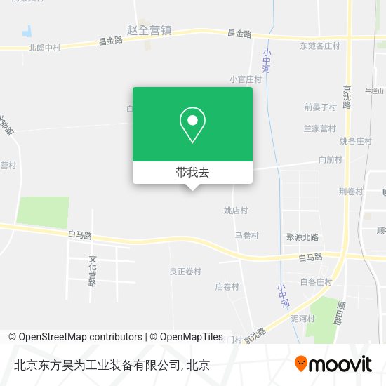 北京东方昊为工业装备有限公司地图