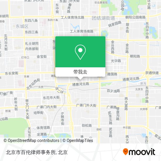 北京市百伦律师事务所地图