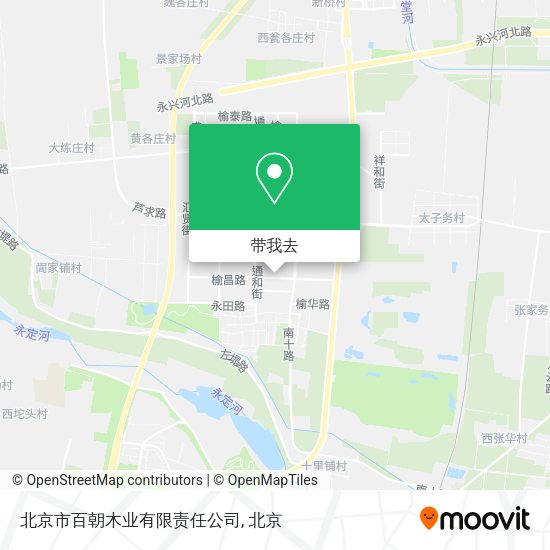 北京市百朝木业有限责任公司地图