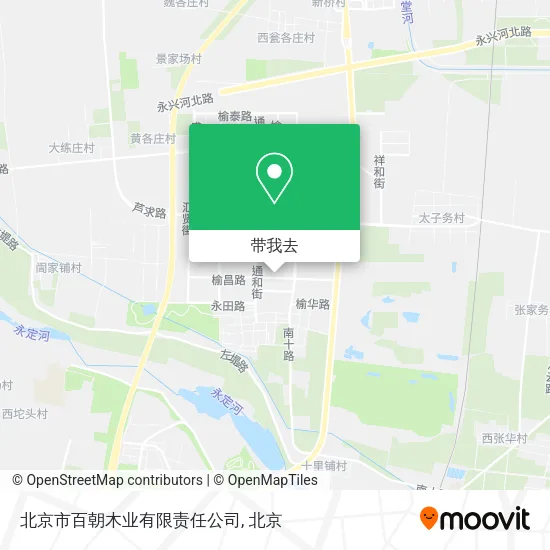 北京市百朝木业有限责任公司地图