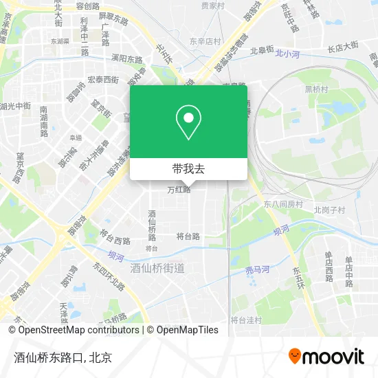 酒仙桥东路口地图