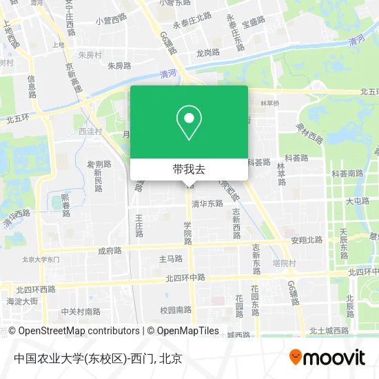 中国农业大学(东校区)-西门地图